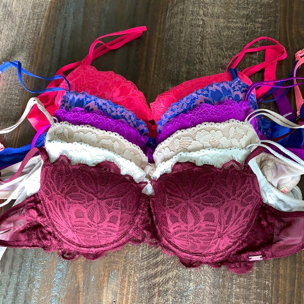 VS Pink Date Push Up Bra